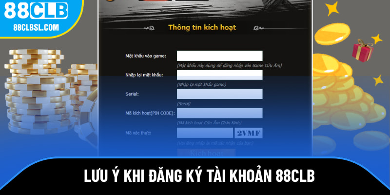 Những lưu ý khi đăng ký tài khoản 88CLB để tránh rắc rối Những lưu ý khi đăng ký tài khoản để tránh rắc rối